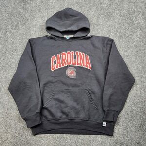 South Carolina Gamecocks Hoodie Mens Large Black NCAA Football Russell Athletic